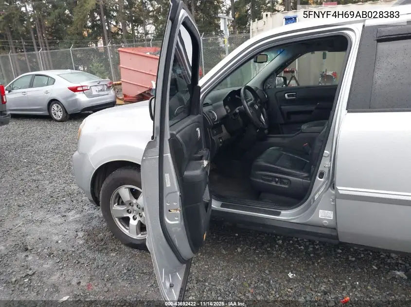 5FNYF4H69AB028383 2010 Honda Pilot Ex-L