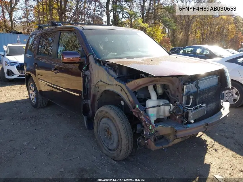 5FNYF4H89AB030653 2010 Honda Pilot Touring
