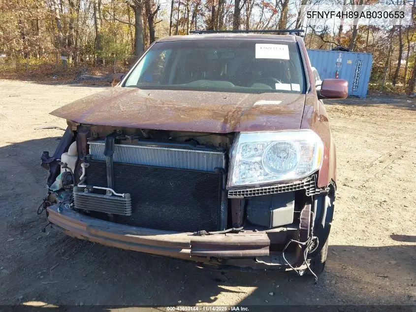 5FNYF4H89AB030653 2010 Honda Pilot Touring