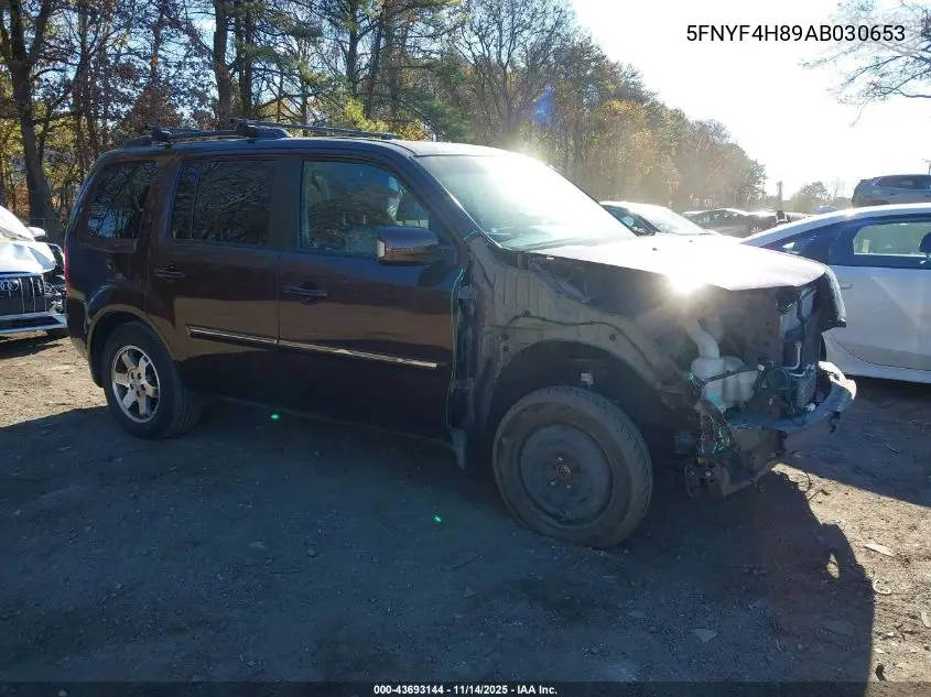 5FNYF4H89AB030653 2010 Honda Pilot Touring