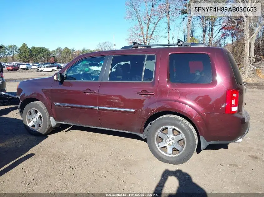 5FNYF4H89AB030653 2010 Honda Pilot Touring