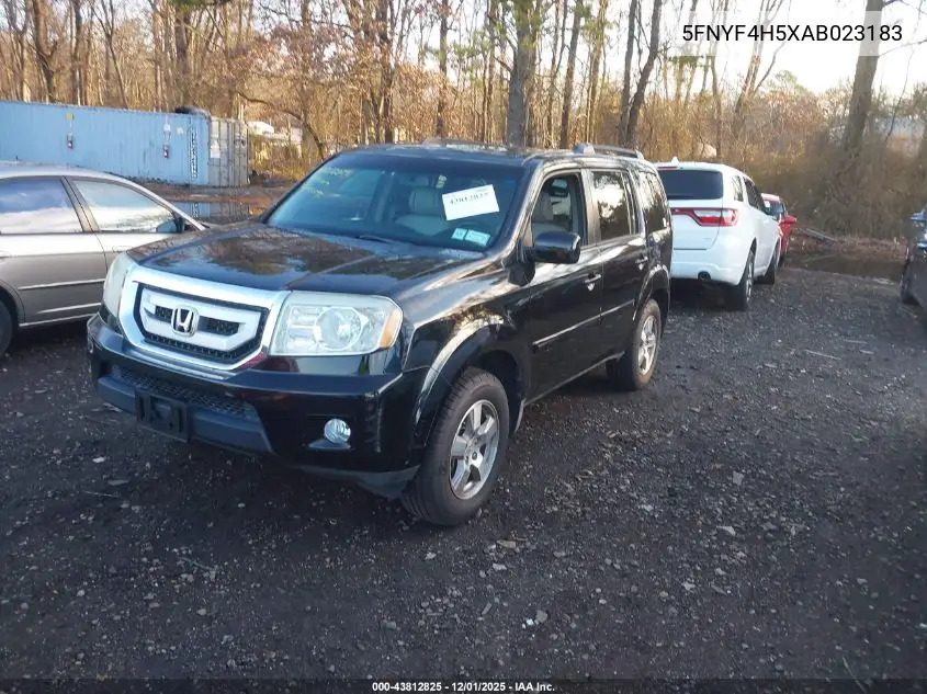 5FNYF4H5XAB023183 2010 Honda Pilot Ex-L