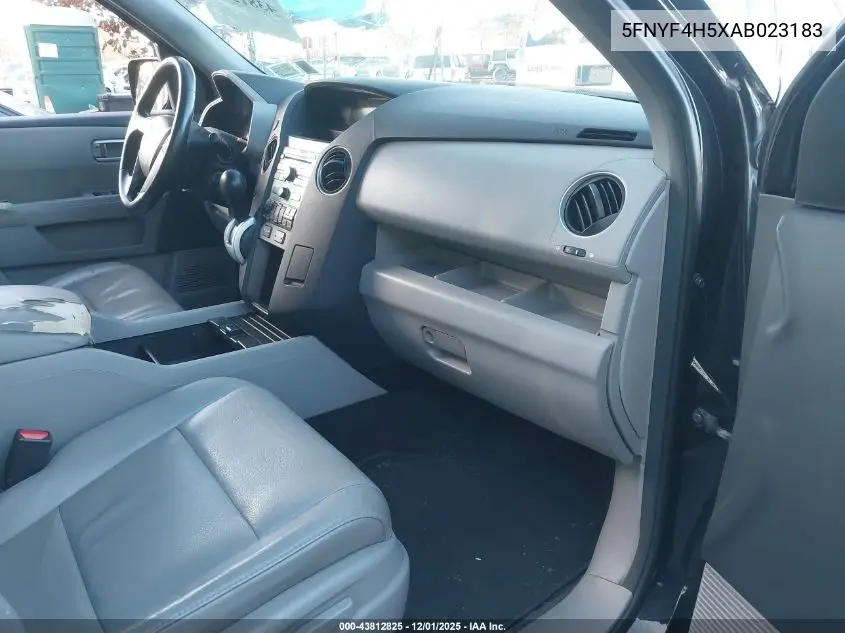 5FNYF4H5XAB023183 2010 Honda Pilot Ex-L