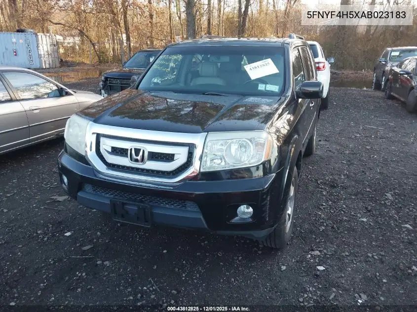 5FNYF4H5XAB023183 2010 Honda Pilot Ex-L