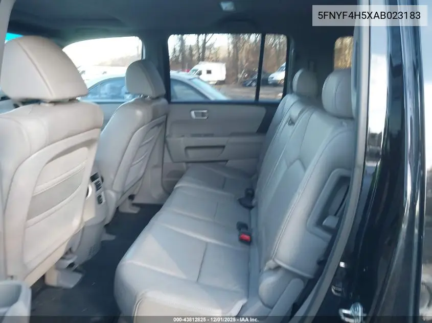 5FNYF4H5XAB023183 2010 Honda Pilot Ex-L