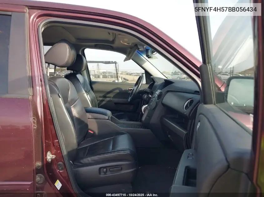 5FNYF4H57BB056434 2011 Honda Pilot Ex-L