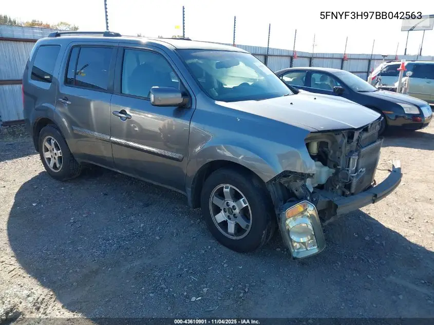 5FNYF3H97BB042563 2011 Honda Pilot Touring