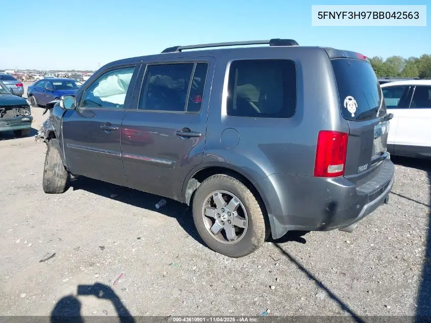 5FNYF3H97BB042563 2011 Honda Pilot Touring
