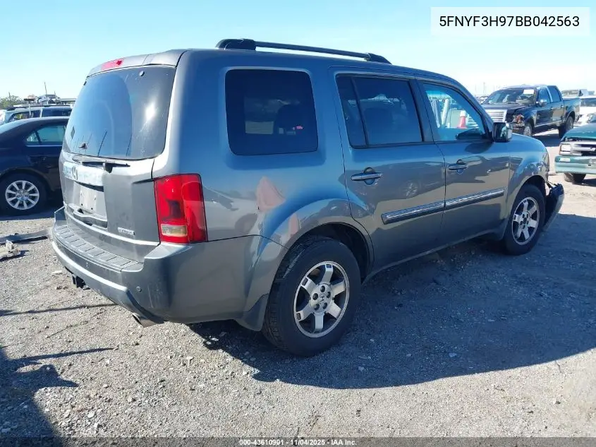 5FNYF3H97BB042563 2011 Honda Pilot Touring