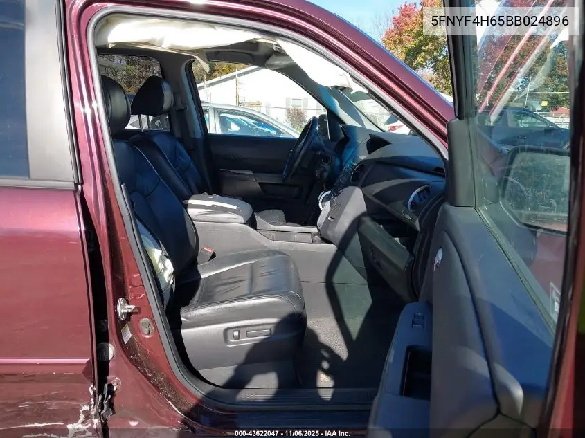 5FNYF4H65BB024896 2011 Honda Pilot Ex-L