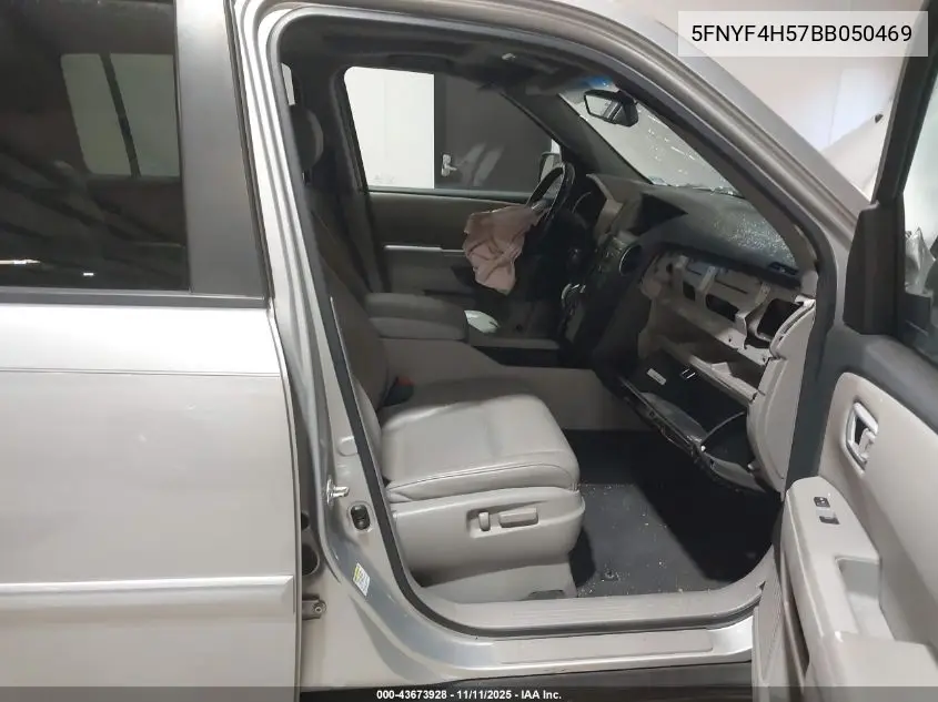 5FNYF4H57BB050469 2011 Honda Pilot Ex-L
