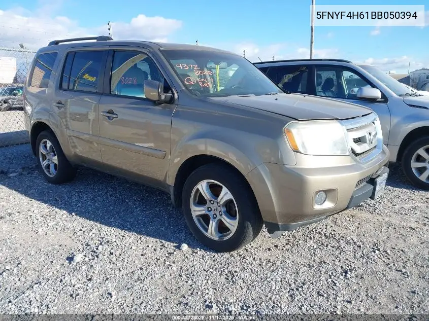 5FNYF4H61BB050394 2011 Honda Pilot Ex-L
