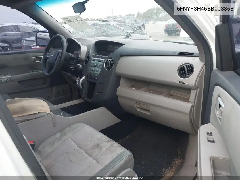 5FNYF3H46BB003368 2011 Honda Pilot Ex