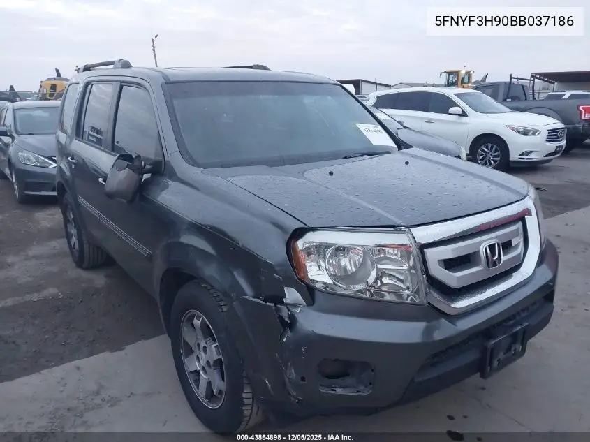 5FNYF3H90BB037186 2011 Honda Pilot Touring