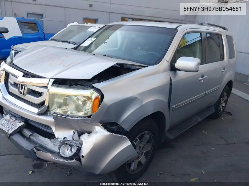 5FNYF3H97BB054681 2011 Honda Pilot Touring