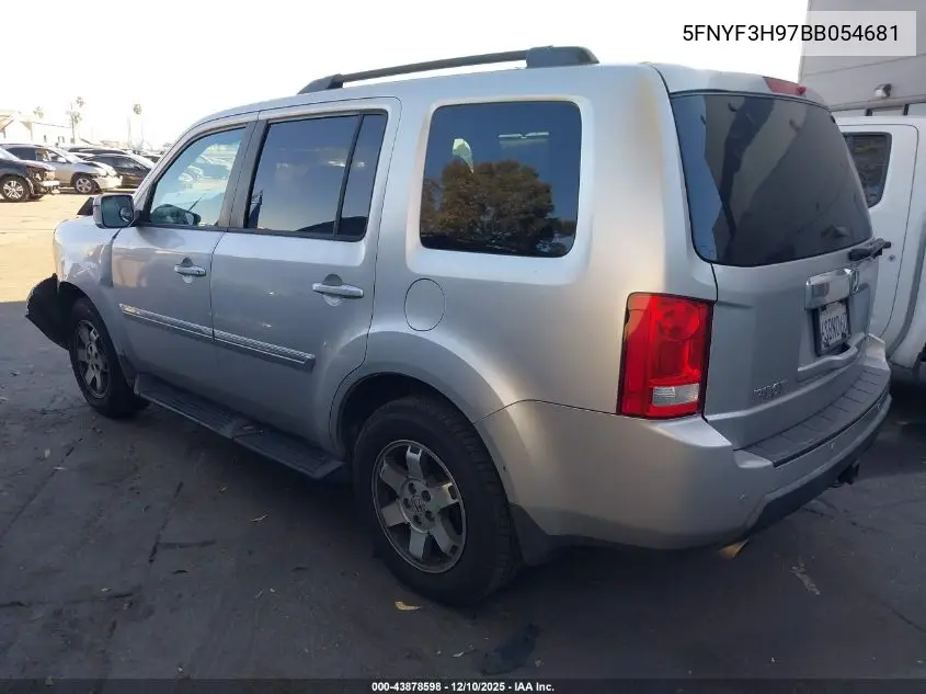 5FNYF3H97BB054681 2011 Honda Pilot Touring