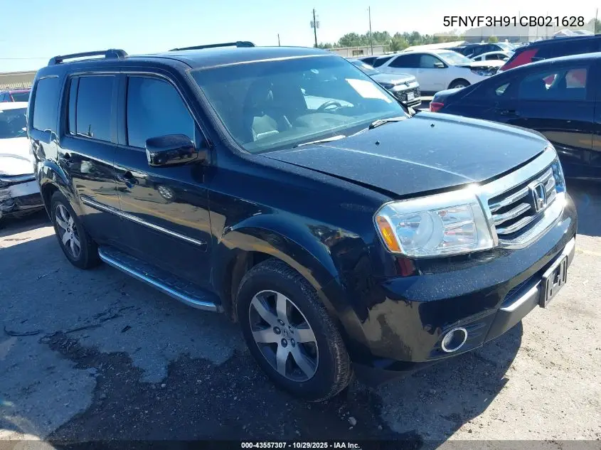 5FNYF3H91CB021628 2012 Honda Pilot Touring