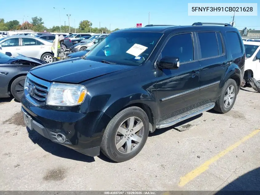 5FNYF3H91CB021628 2012 Honda Pilot Touring