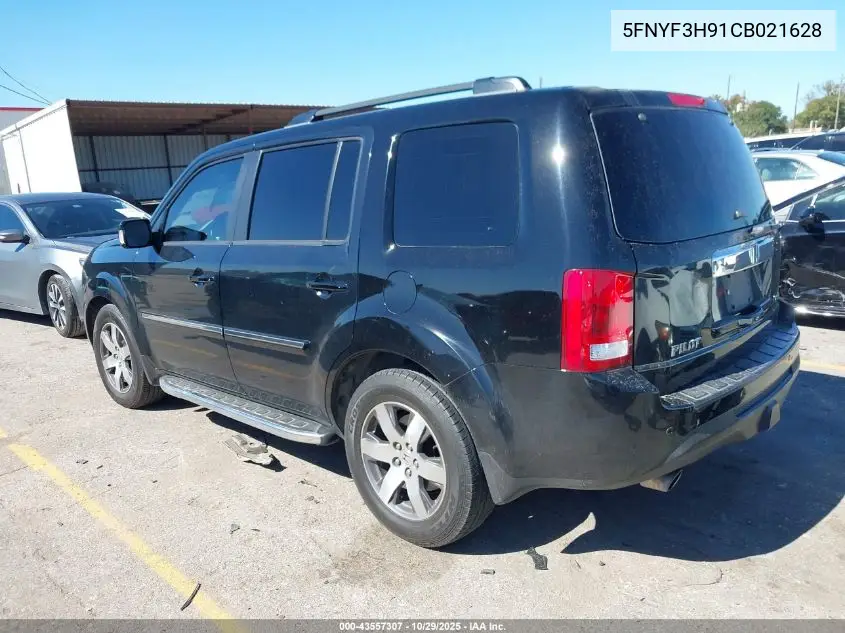 5FNYF3H91CB021628 2012 Honda Pilot Touring