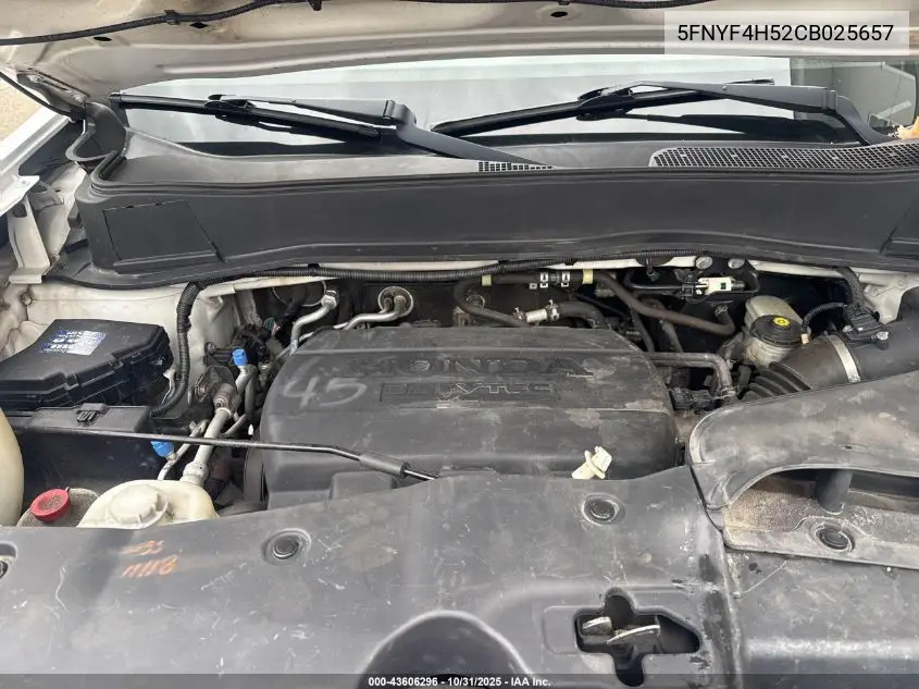 5FNYF4H52CB025657 2012 Honda Pilot Exl