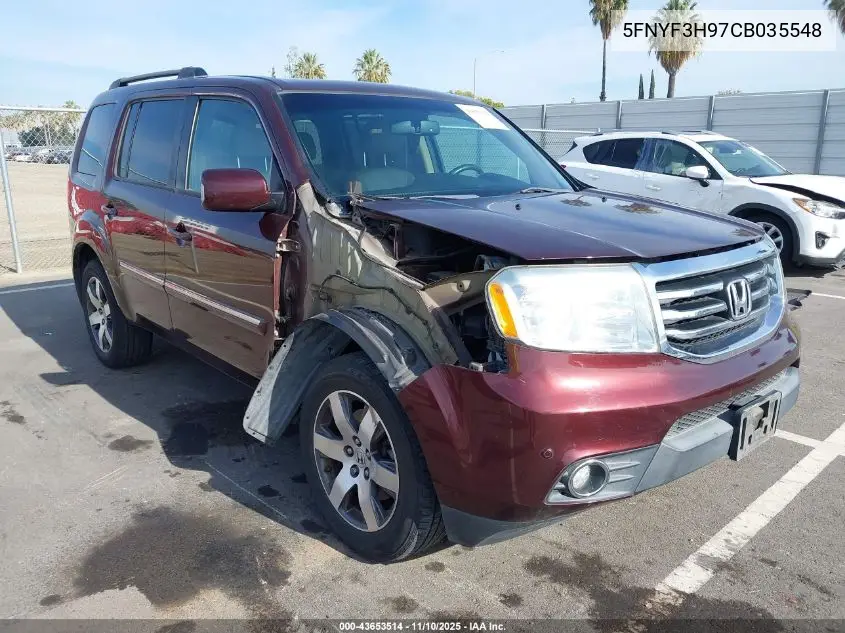 5FNYF3H97CB035548 2012 Honda Pilot Touring
