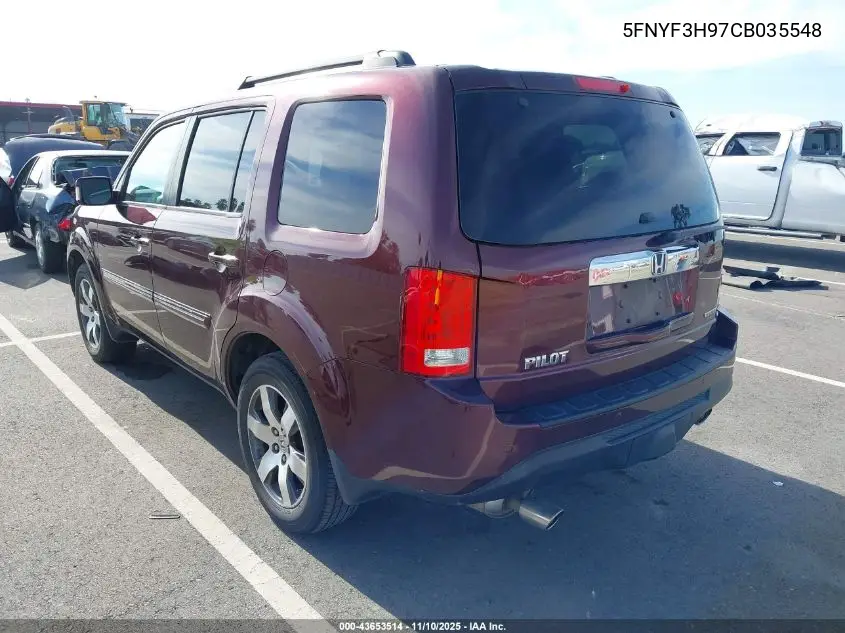 5FNYF3H97CB035548 2012 Honda Pilot Touring