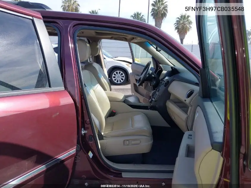 5FNYF3H97CB035548 2012 Honda Pilot Touring