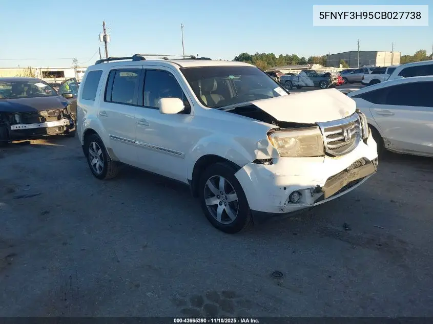 5FNYF3H95CB027738 2012 Honda Pilot Touring