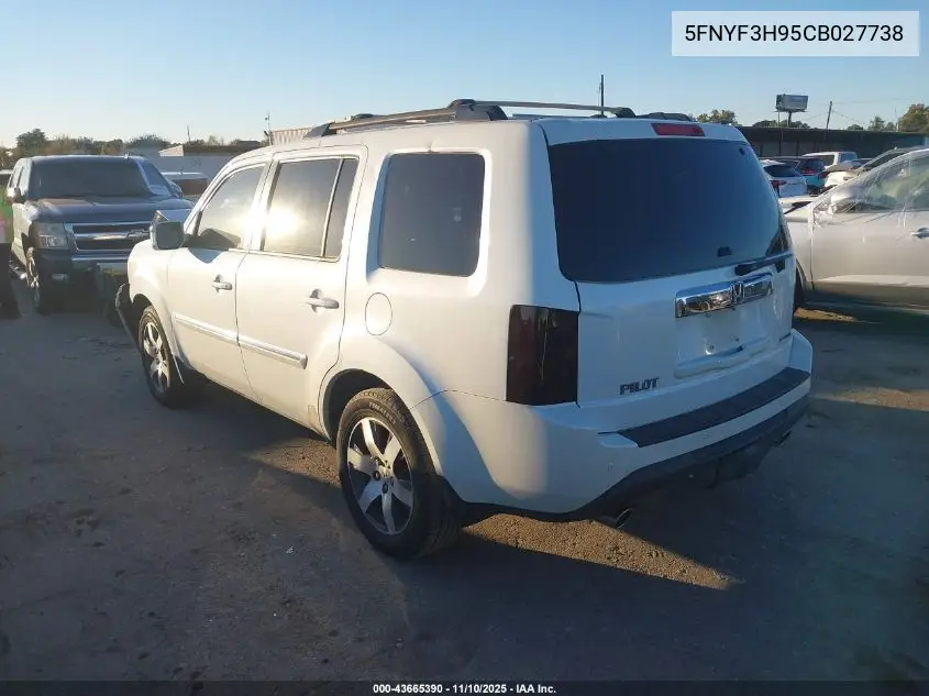 5FNYF3H95CB027738 2012 Honda Pilot Touring