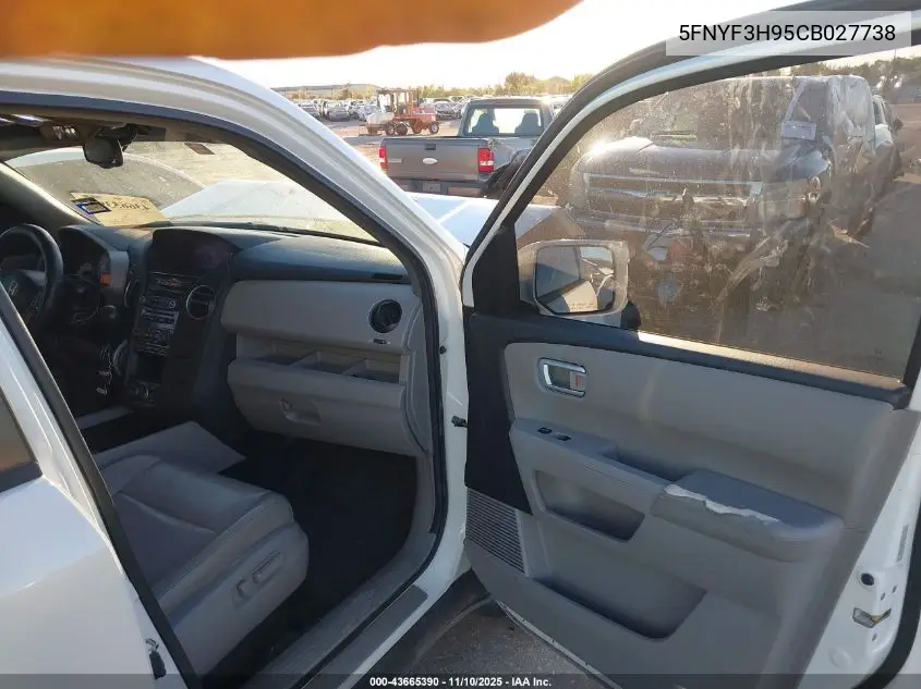 5FNYF3H95CB027738 2012 Honda Pilot Touring
