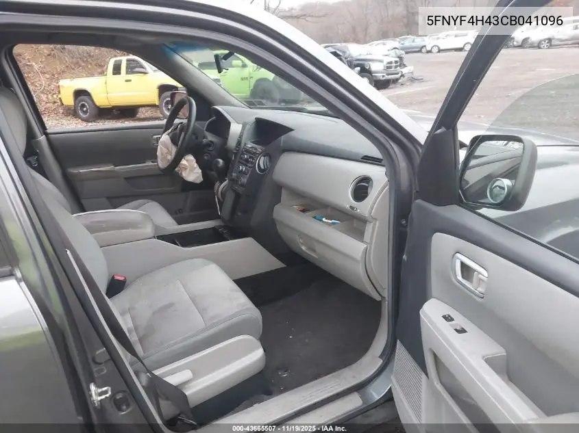 5FNYF4H43CB041096 2012 Honda Pilot Ex