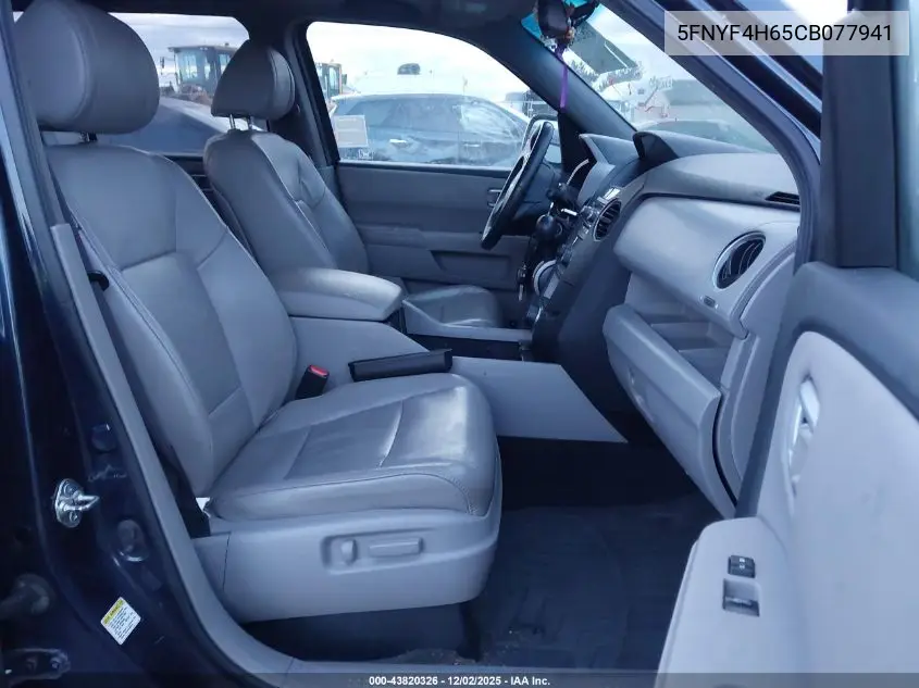 5FNYF4H65CB077941 2012 Honda Pilot Ex-L