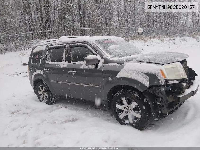5FNYF4H98CB020157 2012 Honda Pilot Touring