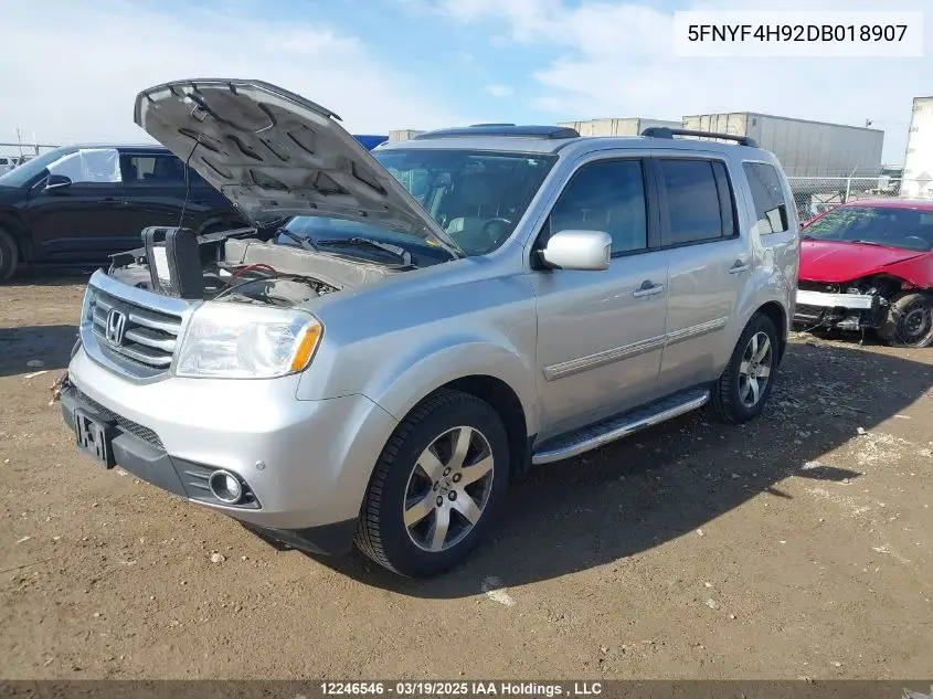 5FNYF4H92DB018907 2013 Honda Pilot