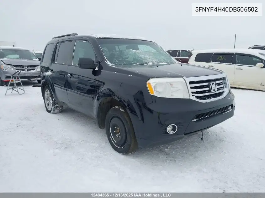 5FNYF4H40DB506502 2013 Honda Pilot Ex