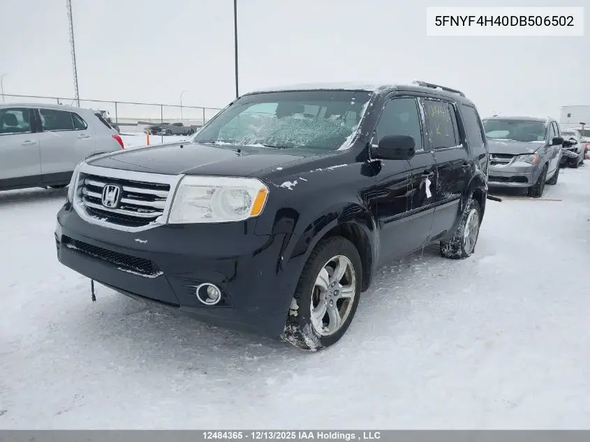 5FNYF4H40DB506502 2013 Honda Pilot Ex