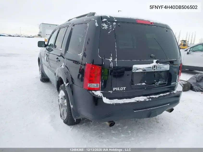 5FNYF4H40DB506502 2013 Honda Pilot Ex