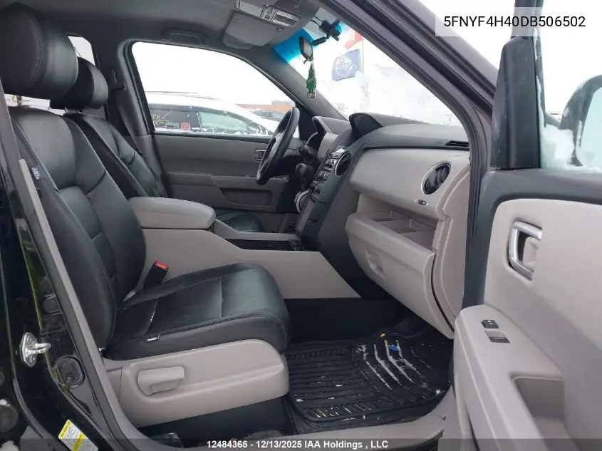 5FNYF4H40DB506502 2013 Honda Pilot Ex