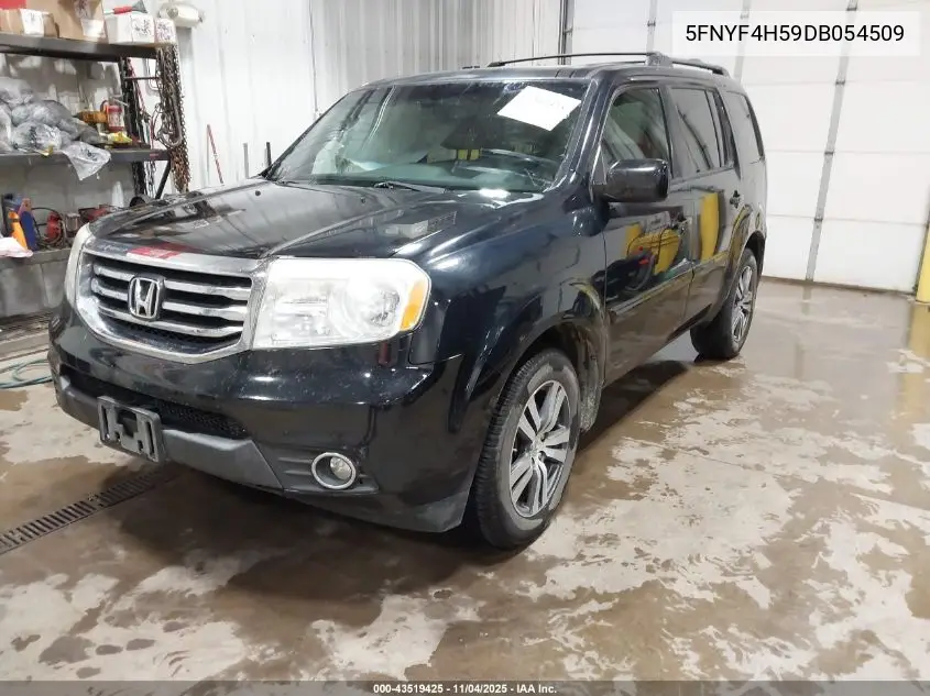 5FNYF4H59DB054509 2013 Honda Pilot Ex-L