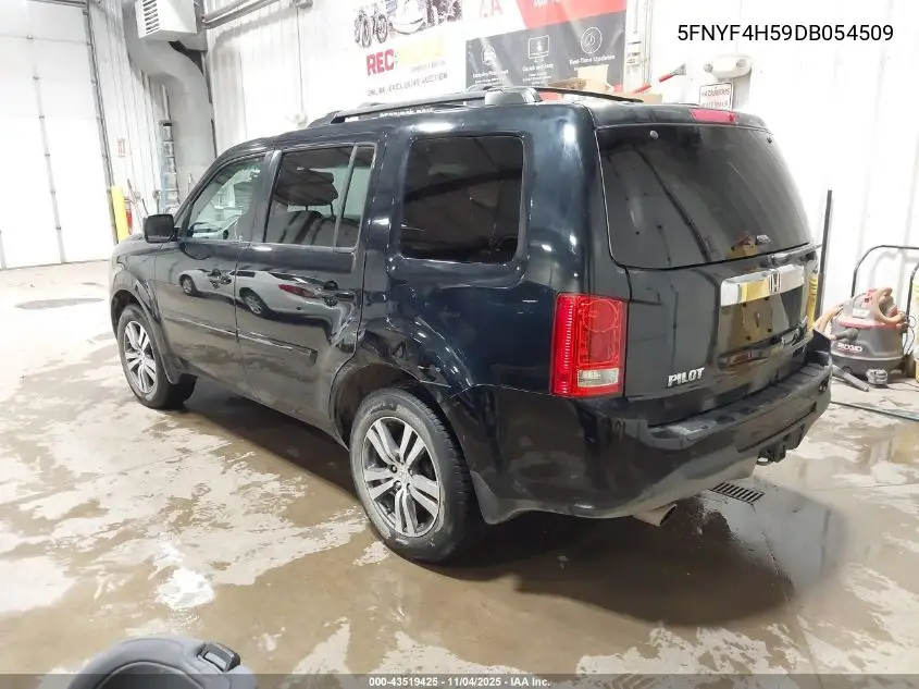 5FNYF4H59DB054509 2013 Honda Pilot Ex-L