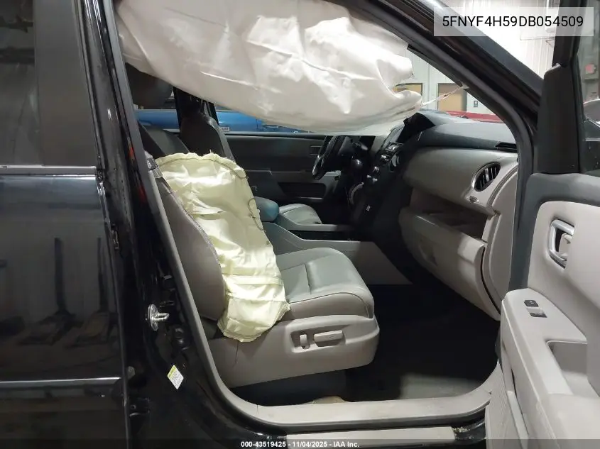 5FNYF4H59DB054509 2013 Honda Pilot Ex-L