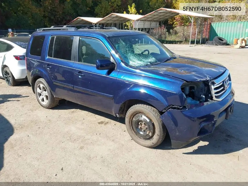 5FNYF4H67DB052590 2013 Honda Pilot Ex-L