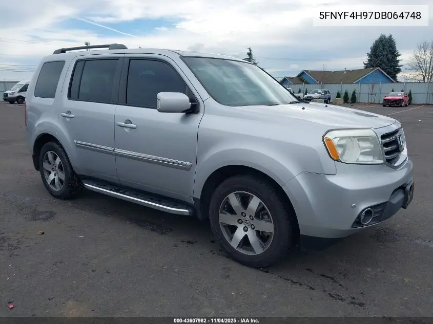 5FNYF4H97DB064748 2013 Honda Pilot Touring