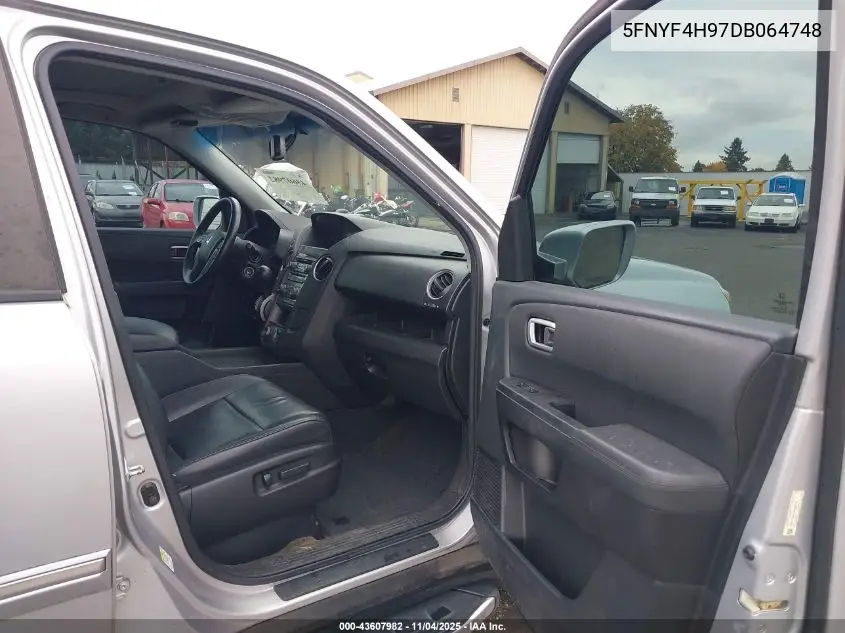 5FNYF4H97DB064748 2013 Honda Pilot Touring