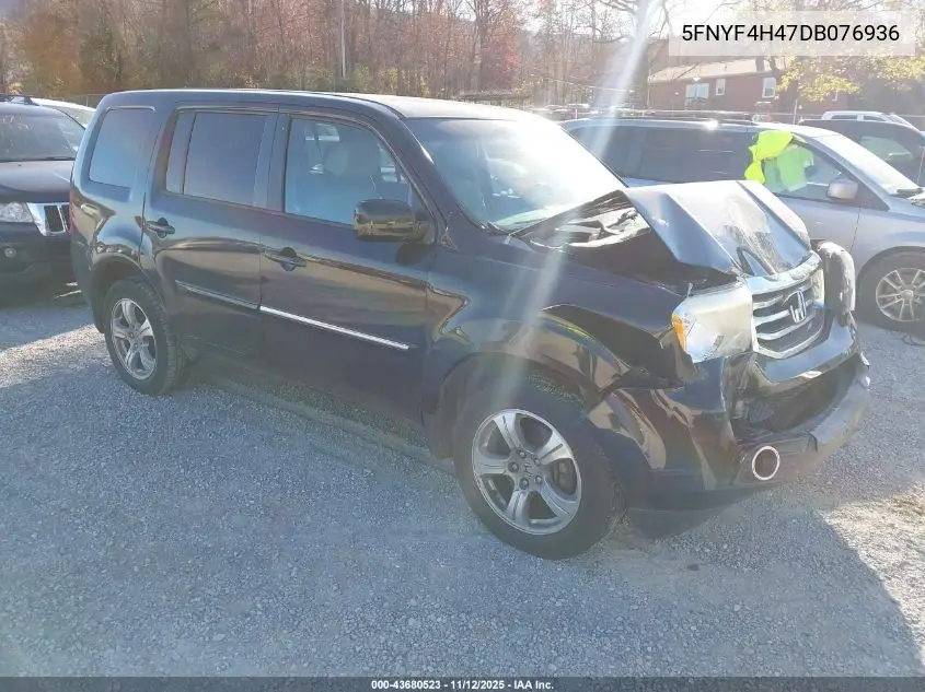 5FNYF4H47DB076936 2013 Honda Pilot Ex