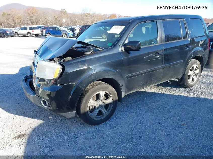 5FNYF4H47DB076936 2013 Honda Pilot Ex