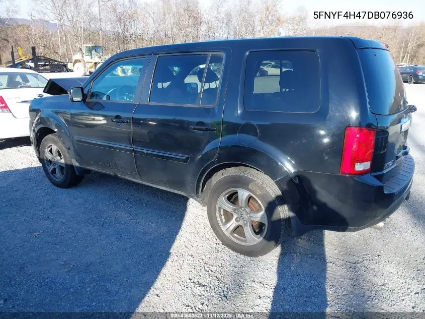 5FNYF4H47DB076936 2013 Honda Pilot Ex
