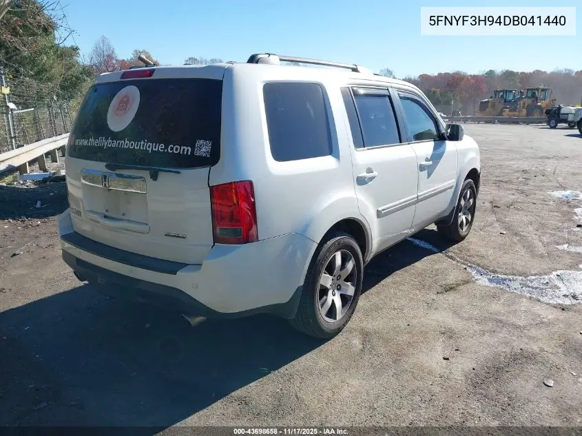 5FNYF3H94DB041440 2013 Honda Pilot Touring