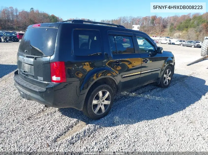 5FNYF4H9XDB008223 2013 Honda Pilot Touring