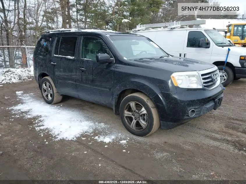 5FNYF4H77DB050203 2013 Honda Pilot Ex-L